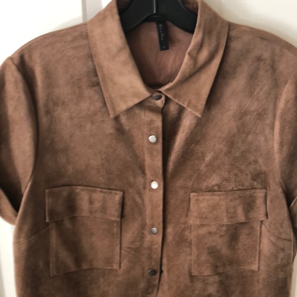 BCBG suede top - Picture 3 of 5